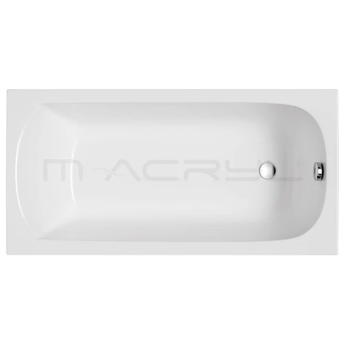 M-Acryl Mira 180x80 cm egyenes kád kádlábbal 12478