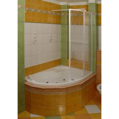 Ravak Supernova VSK2 Rosa 140 Kádparaván Transparent 76L70100Z1