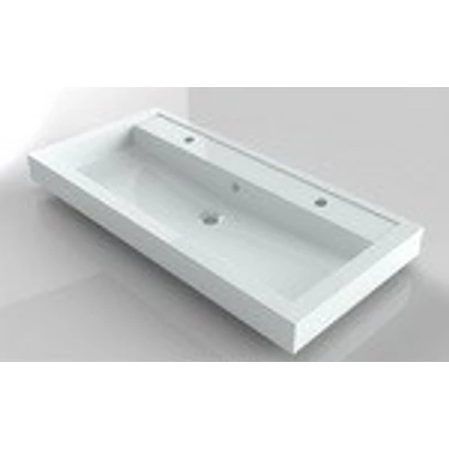 Riho Bologna 100x48 cm 1 medence 2 csaplyuk öntött márványmosdó