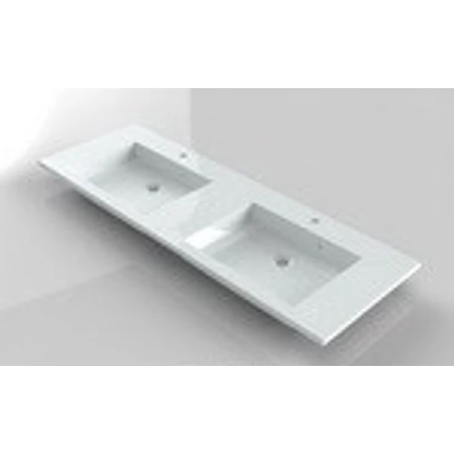 Riho Broni 140x48 cm 2 medence öntött márványmosdó