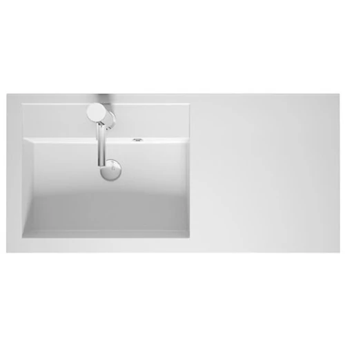 Riho Bologna 100x48 cm medence a bal oldalon öntött márványmosdó