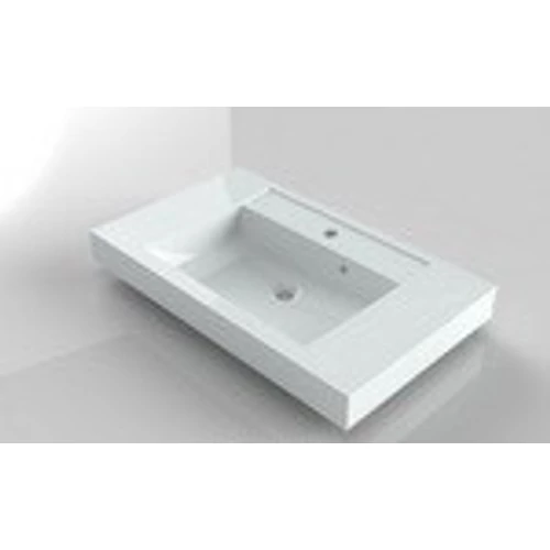 Riho Bologna 100x48 cm centrális öntött márványmosdó