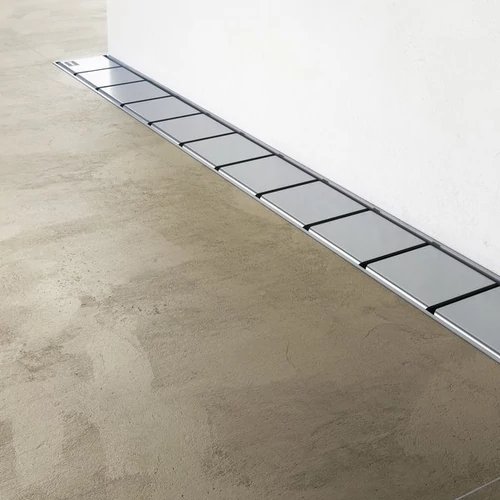 RAVAK 10° 850 zuhanyfolyóka - rozsdamentes acél (falhoz) X01629