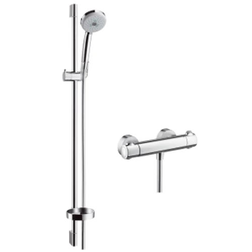 Hansgrohe Ecostat 1001 SL Combi, Croma 100 Multi 3jet kézizuhannyal 27085000