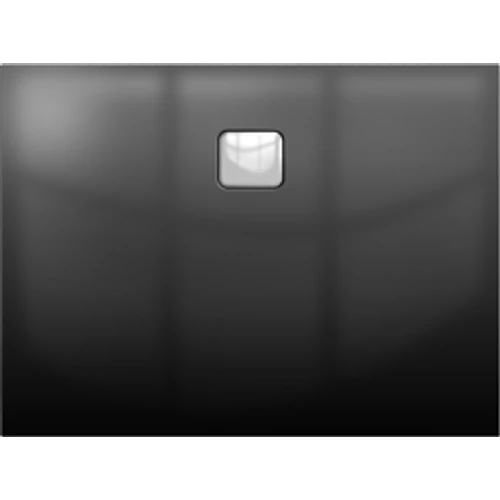 Riho Basel DC26160 416 fényes fekete zuhanytálca 120x90x4,5