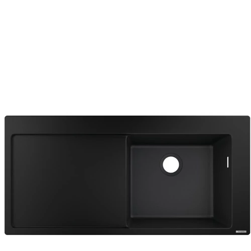 Hansgrohe S514-F450 beépített mosogató 450 mosogatótálcával grafitfekete 43314170