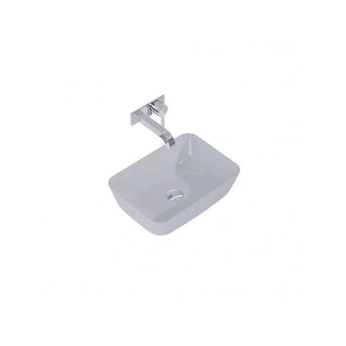 AREZZO design RENI pultra ültethető mosdó 46x33, matt szürke AR-145096