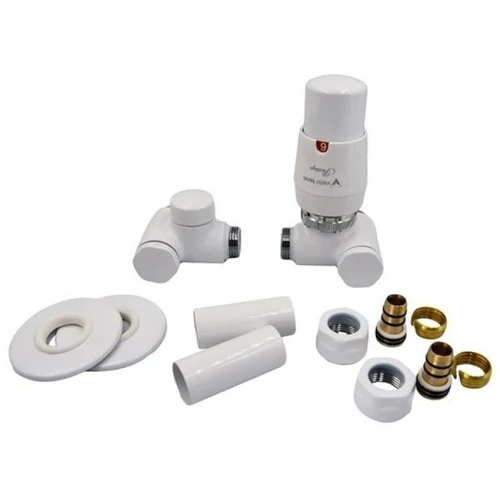 AREZZO design Variopex radiátor szelep fehér, jobb AR-VARIOPEX-W-R