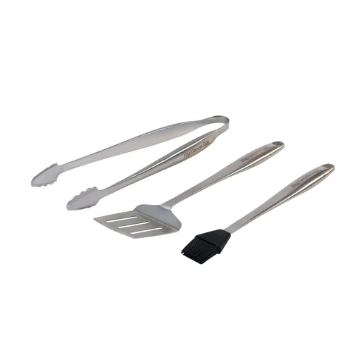Big Green Egg Rozsdamentes grill szett (3 részes: csipesz, ecset, spatula) 116901