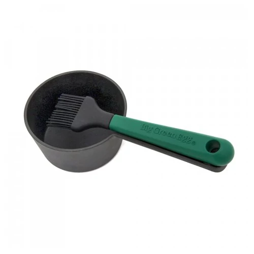 Big Green Egg Öntöttvas szószos edény ecsettel 117663