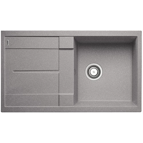 BLANCO METRA 5S Silgranit mosogató szűrőkosárral, alumetál 513204