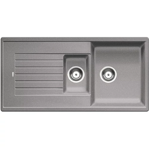 BLANCO ZIA 6S Silgranit mosogató szűrőkosárral (alumetál, #514741)