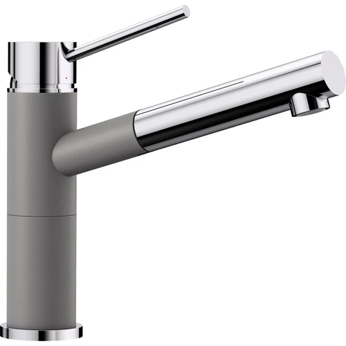 BLANCO ALTA-S Compact Silgránit kihúzható fejes mosogató csaptelep (alumetál, #515326)