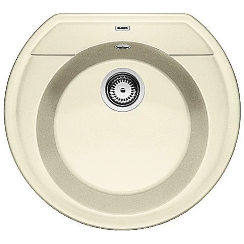 BLANCO RONDOVAL 45 Silgranit mosogató dugókiemelő nélkül (jázmin, #515672)