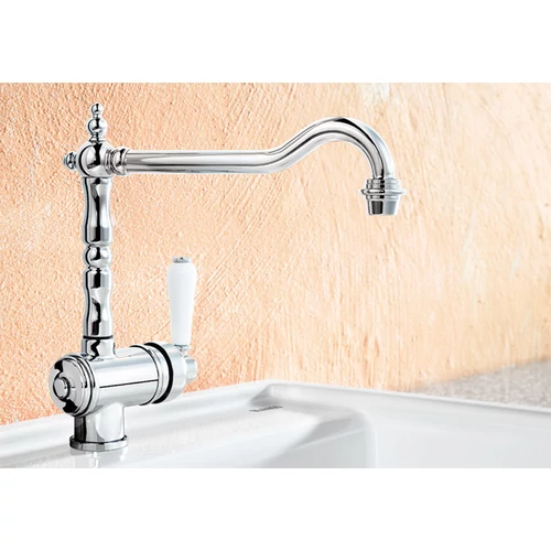 BLANCO TRADON króm álló mosogató csaptelep 515990