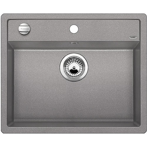 BLANCO DALAGO 6 Silgranit mosogató dugókiemelővel, alumetál 514198