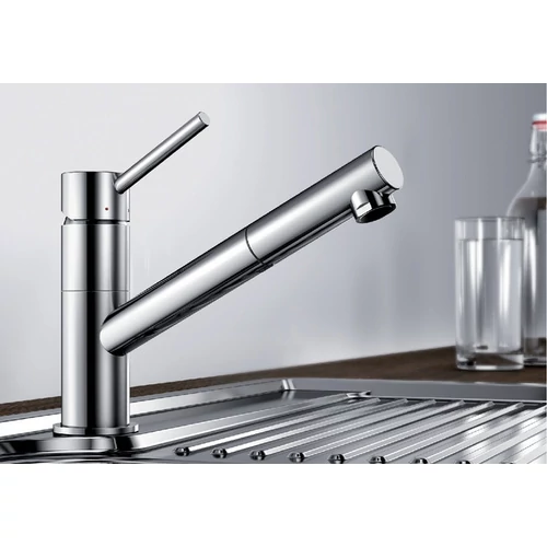 BLANCO KANO-S kihúzható fejes mosogató csaptelep, króm 521503