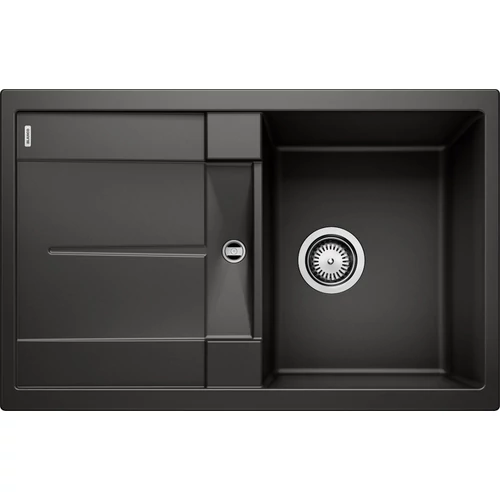 BLANCO METRA 45 S Silgranit mosogató dugókiemelő nélkül, fekete 525915