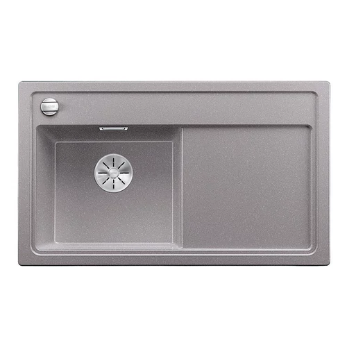 BLANCO ZENAR 45 S alumetál mosogató baloldali főmedencével fa vágódeszkával 523842