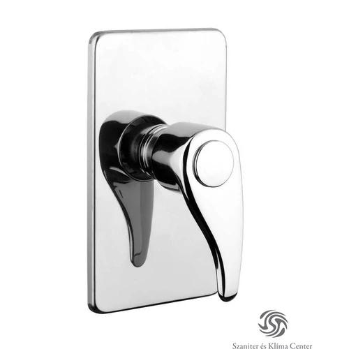 Bugnatese Fal alatti wc-öblitőszelep szögletes rozettával króm színben 19397