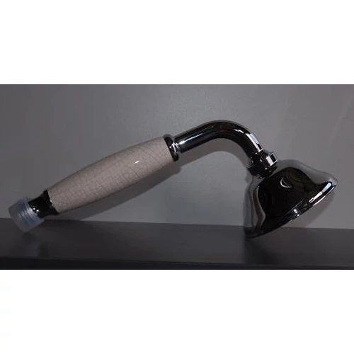 Bugnatese klasszikus stílusú kézizuhany "töredezett márvány" fogóval, fényes nikkel 19745NIL