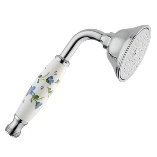 Bugnatese klasszikus stílusú kézizuhany virág mintás fogóval, réz 19746RA