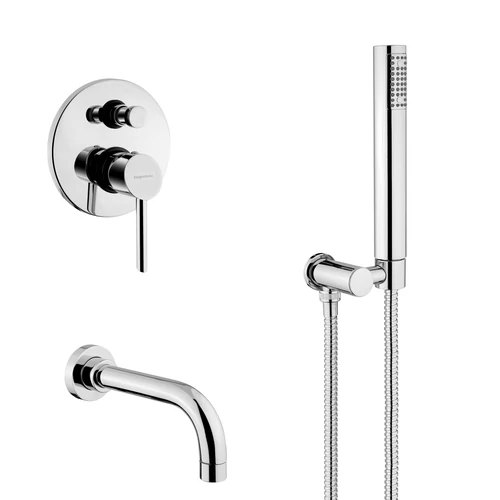 Bugnatese Smart 2173CR Fal alatti kádcsaptelep kézizuhannyal CR / KRÓM