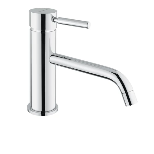 Bugnatese Kobuk Fix Mosdócsaptelep 15,5 cm kifolyóval, leeresztővel, matt fekete 2314OP