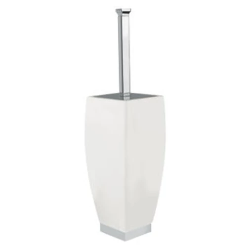 BUGNATESE COMPLEMENTI DARREDO Álló wc-kefetartó matt fehér kerámiatartóval, bronz 30826BR