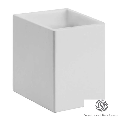 Bugnatese COMPLEMENTI Álló pohártartó matt fehér kerámival króm színben 31803