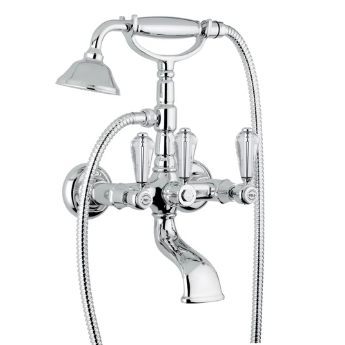 Bugnatese Revival 400KCR Kádcsaptelep gégecsővel és zuhanyfejjel swarovski foganytúvalCR / KRÓM