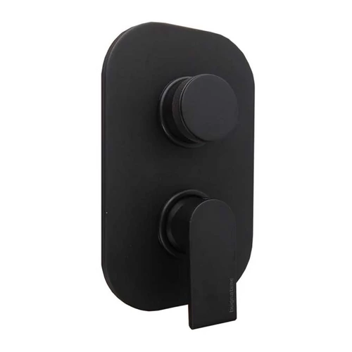 Bugnatese Simple 3-állású zuhanycsaptelep, matt fekete (6631OP)