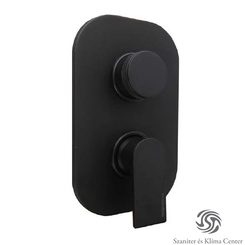 Bugnatese Simple Fal alatti 4 állású csaptelep matt fekete színben 6632OP