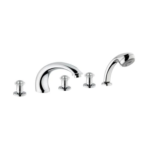 Bugnatese Axo Eternity 680ECR Peremre szerelt 5 üléses kádcsaptelep CR / KRÓM