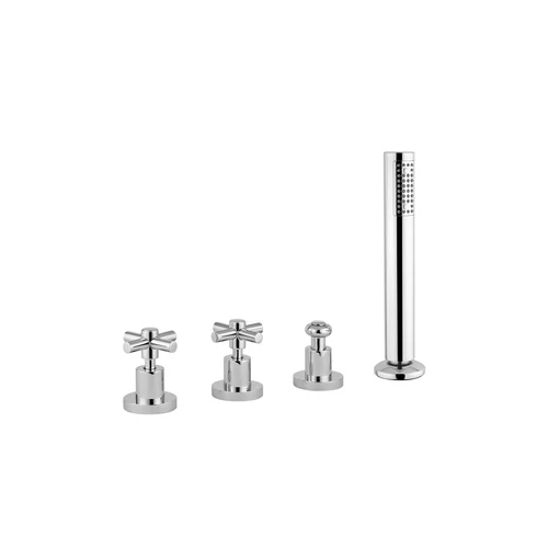 Bugnatese Rodos 7382CR Peremre szerelt 4 üléses kád csaptelep CR / KRÓM