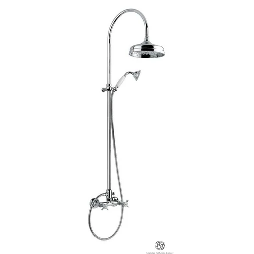 Bugnatese PRINCETON Esőztető rendszer fej- és kézizuhannyal króm színben 847C