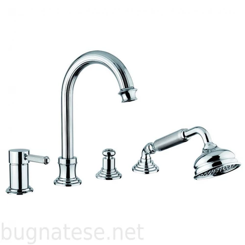 Bugnatese Athena peremre szerelt 4 üléses kádcsaptelep, króm, 8555CR