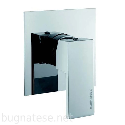 Bugnatese Tetris fal alatti zuhanycsaptelep komplett, szálcsiszolt nikkel 9130NS