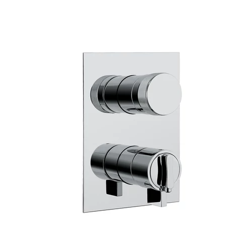 Bugnatese Stone Termostatico 9353CR Termosztátos fal alatti 3 állású zuhanyváltó komplett CR / KRÓM