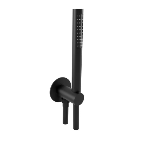 Bugnatese zuhanyszett minimalista fali csatlakozással, matt fekete vagy fehér szín 19716OP