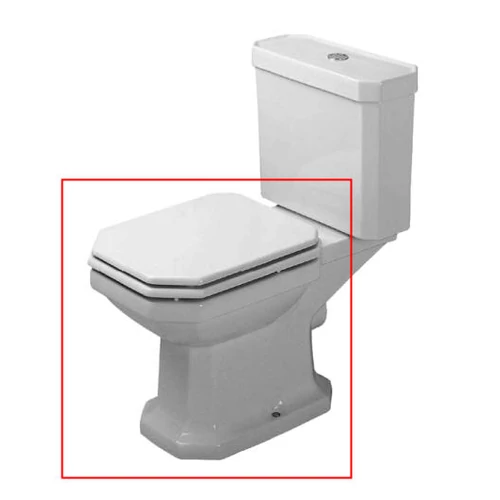 Duravit 1930 hátsó kifolyású monoblokkos wc, tartály nélkül 0227090000