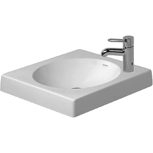 Duravit Architec 50x50 cm ráültethető mosdó csaplyuk jobbra 0320500008