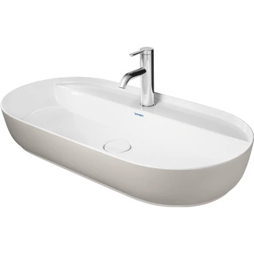 Duravit Luv 80x40 cm ráültethető mosdó, szatén homok 0380802100