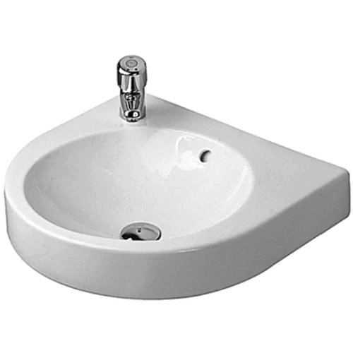 Duravit Architec 57,5x52 cm mosdó csaplyuk-kikönnyítés balra, kikönnyítés szappanadagolónak jobbra 0450580000
