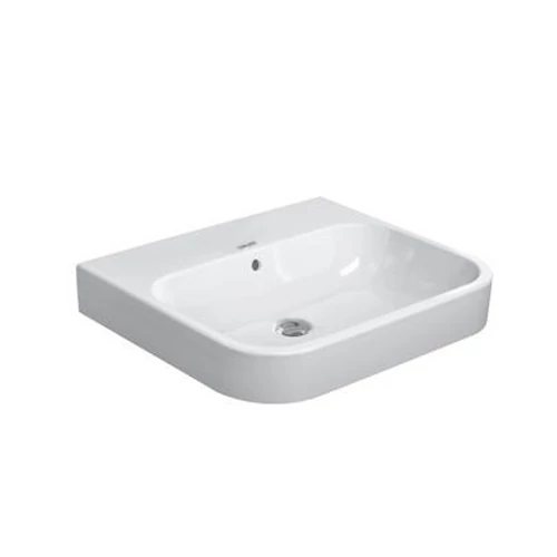 Duravit Happy D.2 60x50,5 cm bútorral aláépíthető mosdó csiszolt csaplyuk nélkül 2318600028