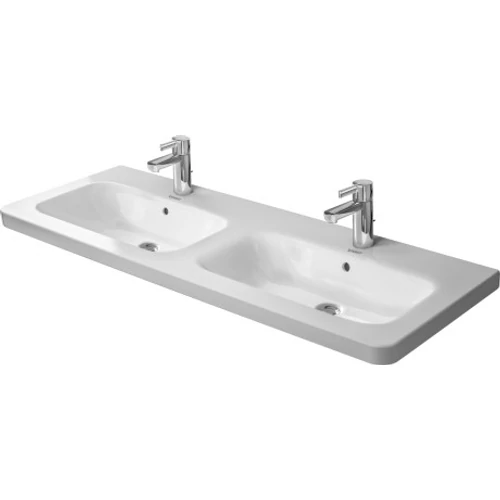 Duravit Durastyle 130x48 cm-es bútorral aláépíthető dupla mosdó 233813 00 00