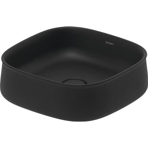 Duravit Zencha 42x42 cm-es ráültethető mosdó Anthracite matt 2373421379