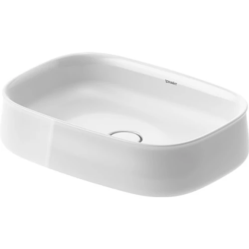 Duravit Zencha 55x39 cm-es ráültethető mosdó white alpin 2373550079