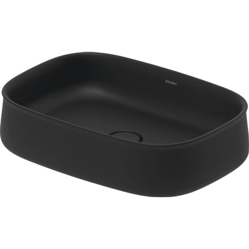 Duravit Zencha 55x39 cm-es ráültethető mosdó anthracite matt 2373551379