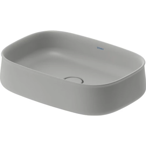 Duravit Zencha 55x39 cm-es ráültethető mosdó grey satin matt 2373556779